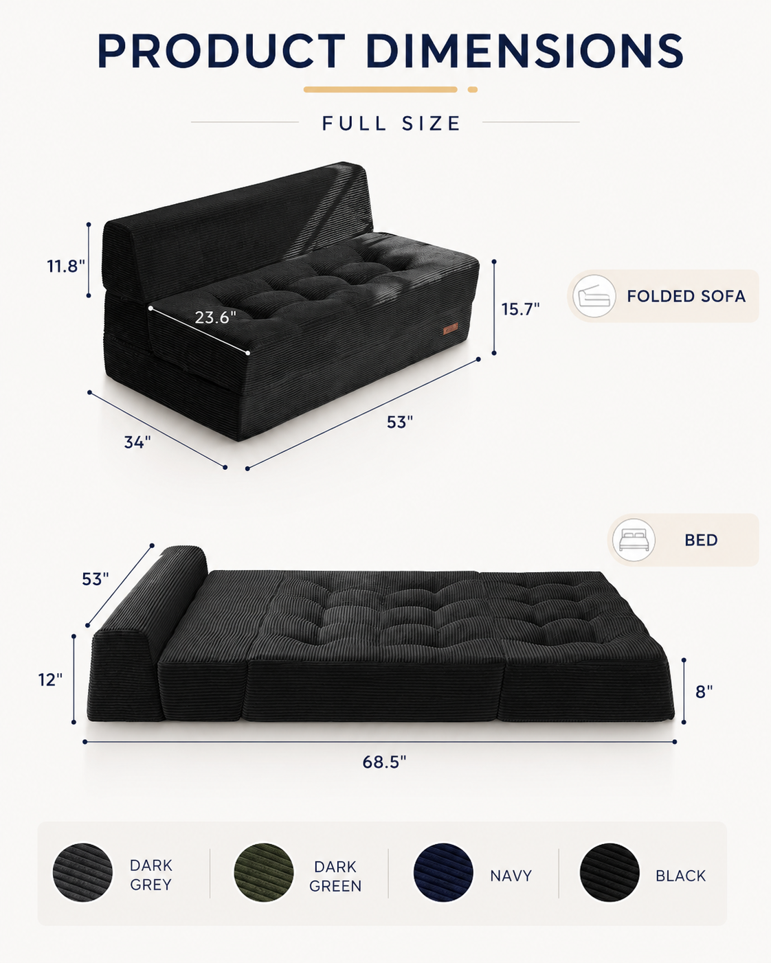 Orvanta™ 2-in-1 Bench to Bed