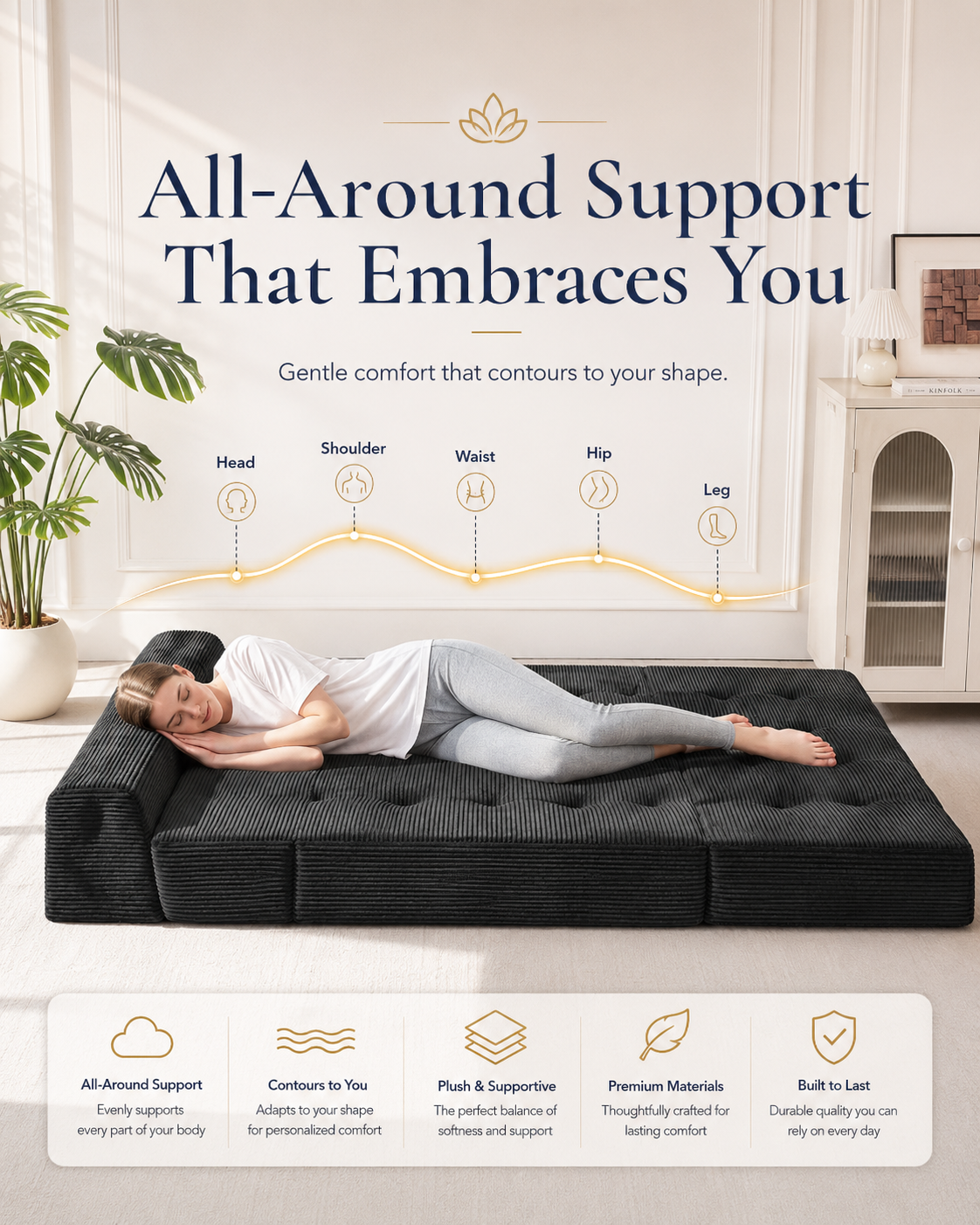 Orvanta™ 2-in-1 Bench to Bed