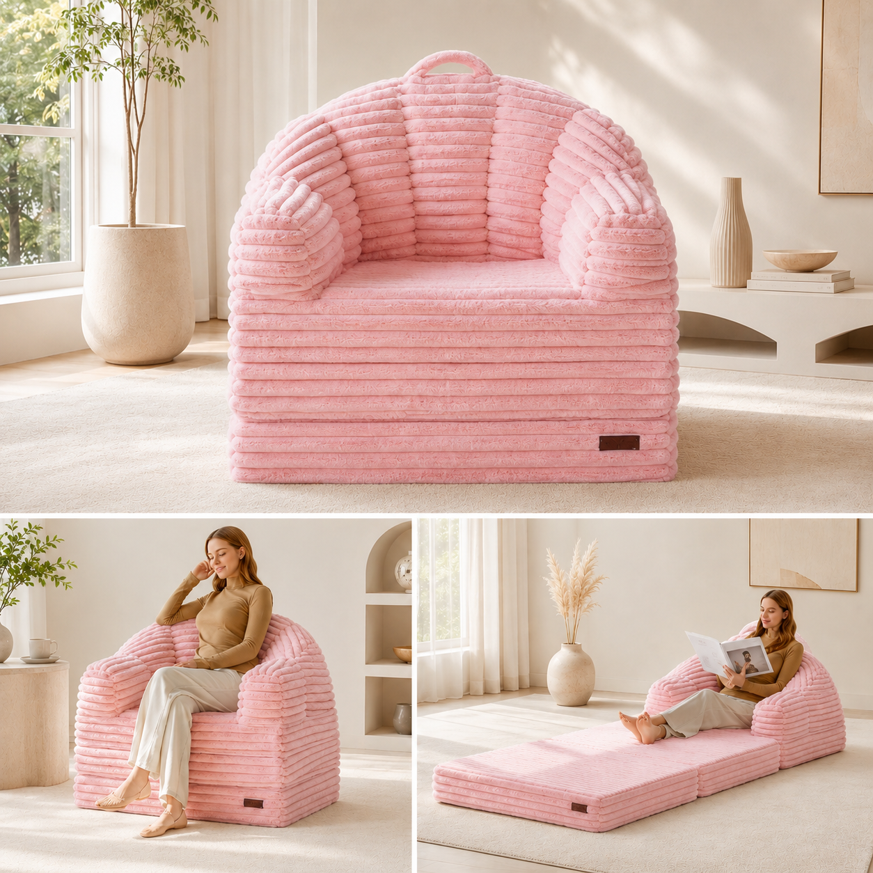 Orvanta™ Convertible Floor Sofa Bed Chair