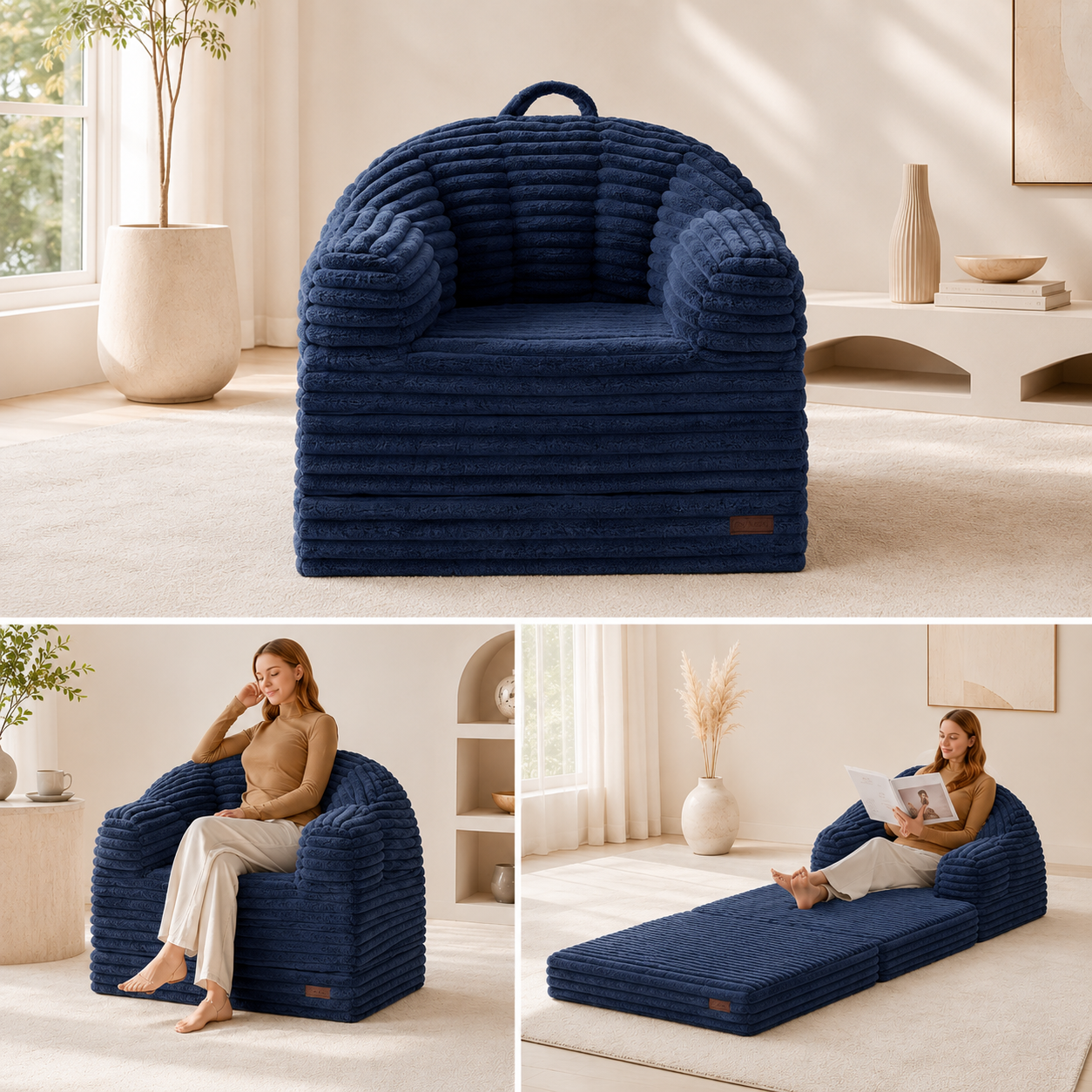 Orvanta™ Convertible Floor Sofa Bed Chair