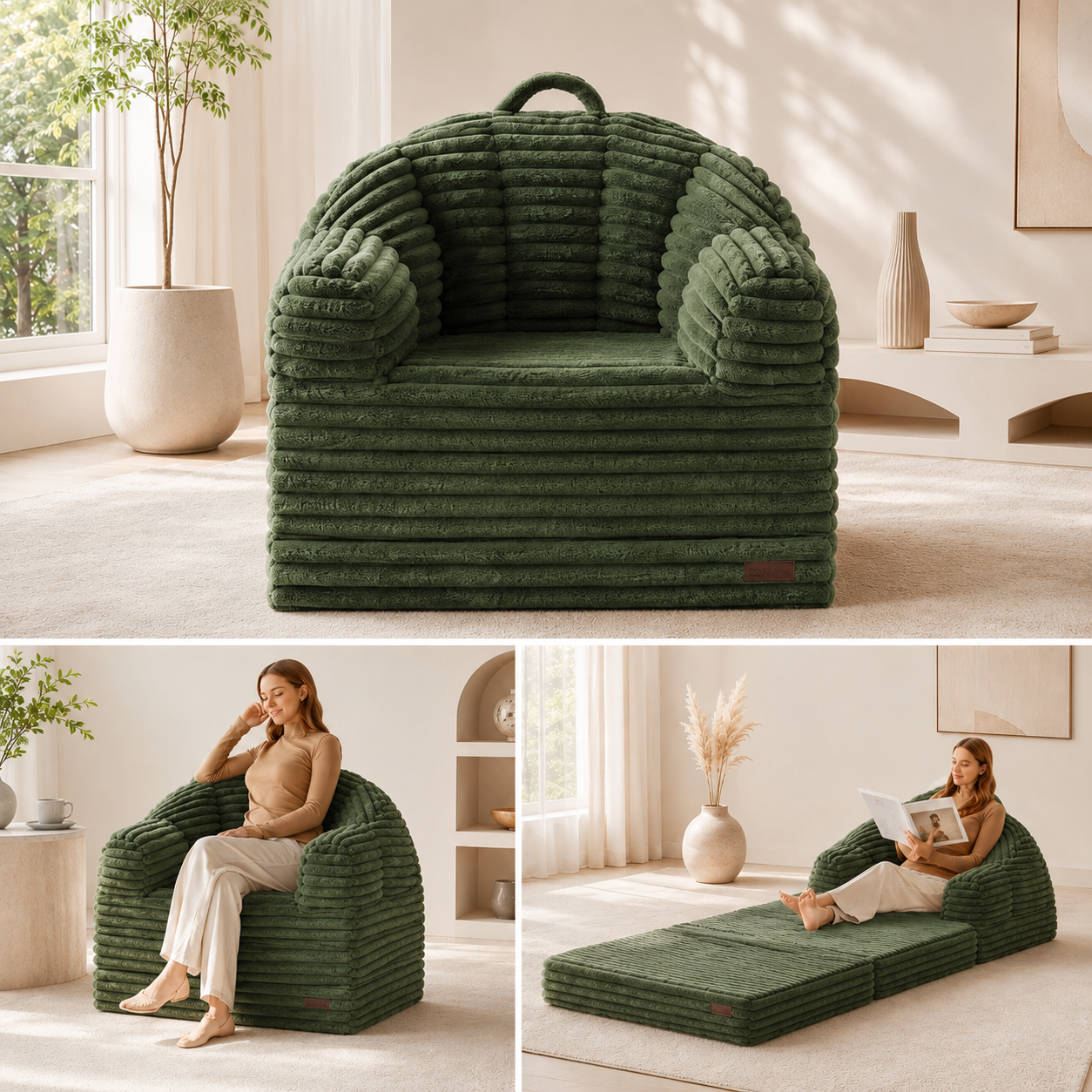 Orvanta™ Convertible Floor Sofa Bed Chair