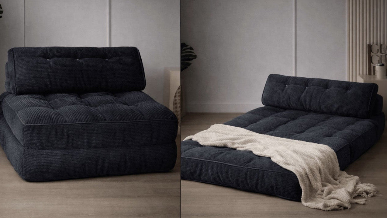 Orvanta™ 3 - in - 1 Convertible Floor Sofa Bed - Orvanta