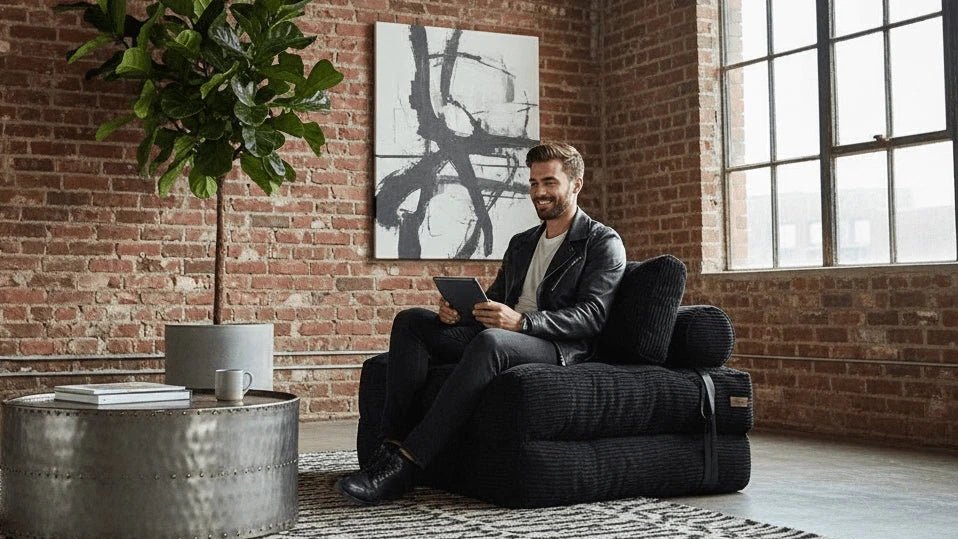 Orvanta™ 3 - in - 1 Convertible Floor Sofa Bed - Orvanta