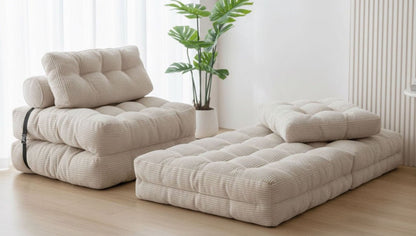 Orvanta™ 3 - in - 1 Convertible Floor Sofa Bed - Orvanta