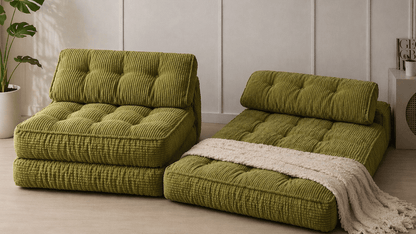 Orvanta™ 3 - in - 1 Convertible Floor Sofa Bed - Orvanta