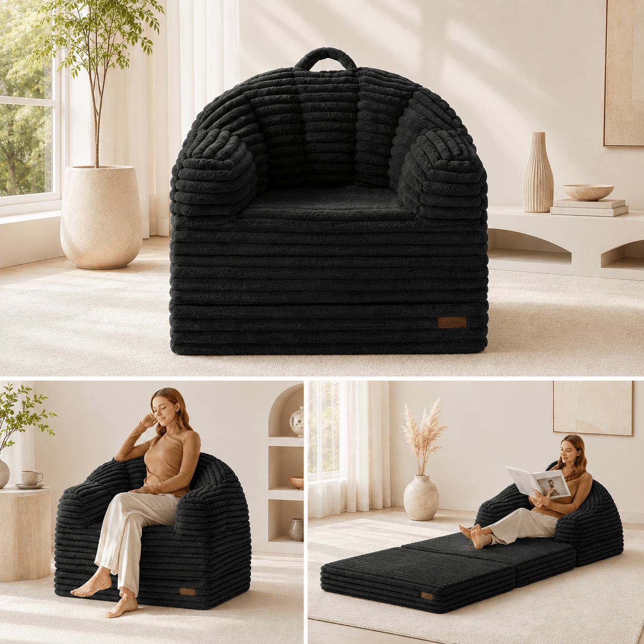 Orvanta™ Convertible Floor Sofa Bed Chair - Orvanta