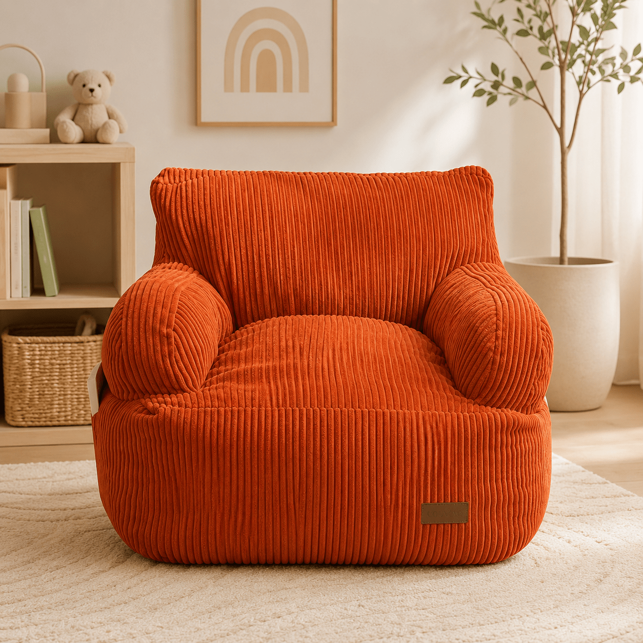 Orvanta™ Kids Bean Bag Chair with Side Pocket - Orvanta